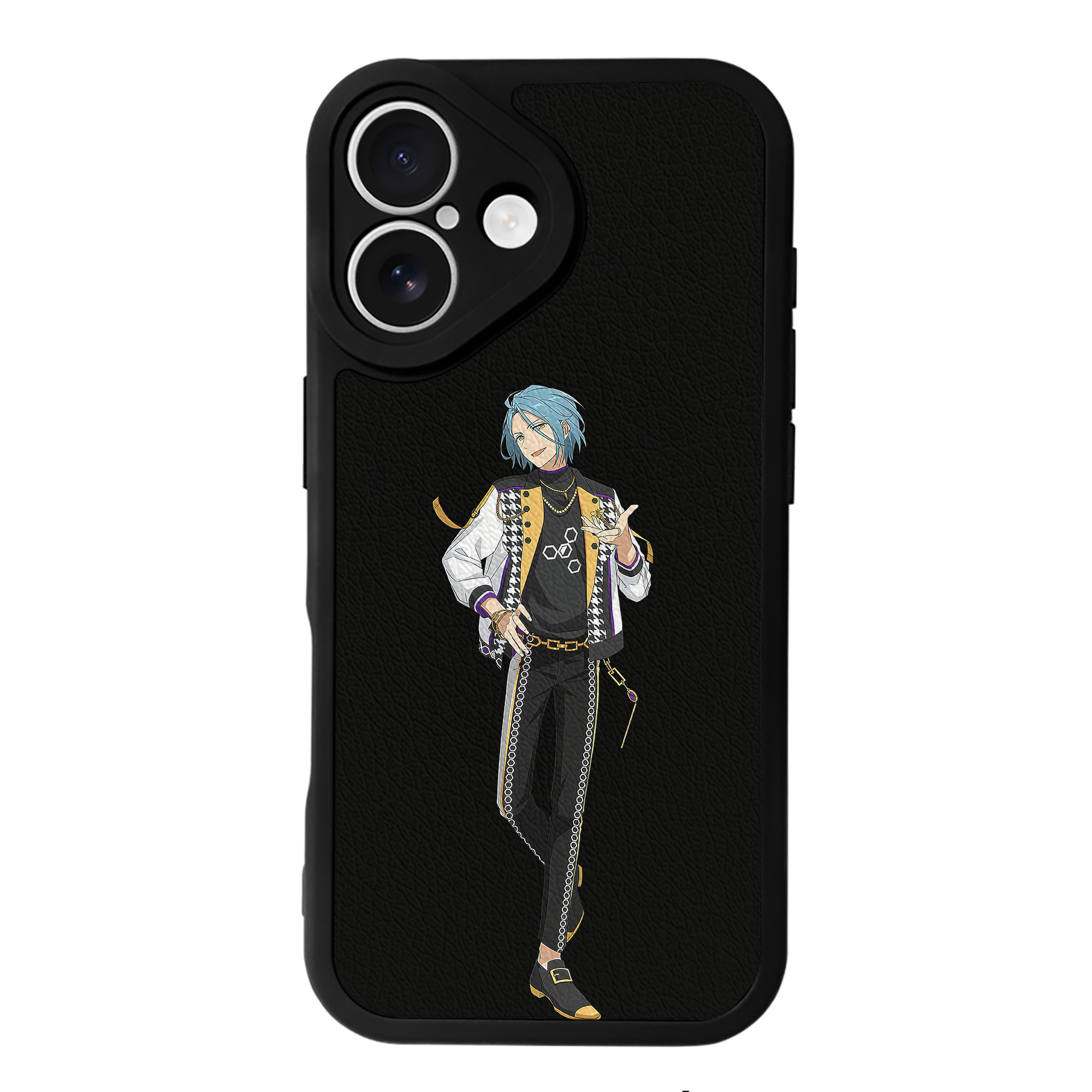 （画像用） あんさんぶるスターズ! Ensemble Stars 【iPhone 16シリーズ対応】シリコンスマホケース（レザー調） 材質：シリコン